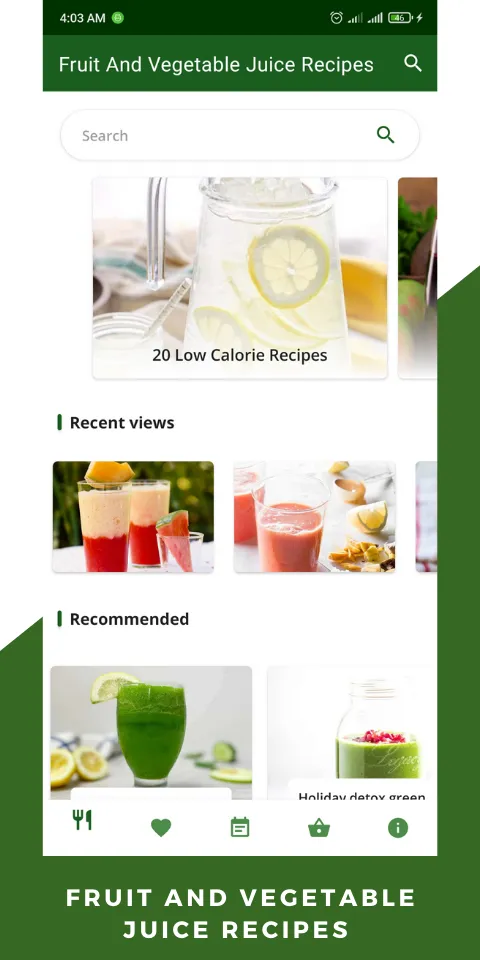 Fruit Vegetable Juice Recipes | Indus Appstore | Screenshot