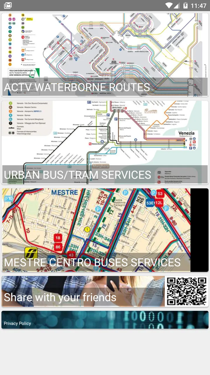 VENICE BUS TRAM WATERBORNE MAP | Indus Appstore | Screenshot