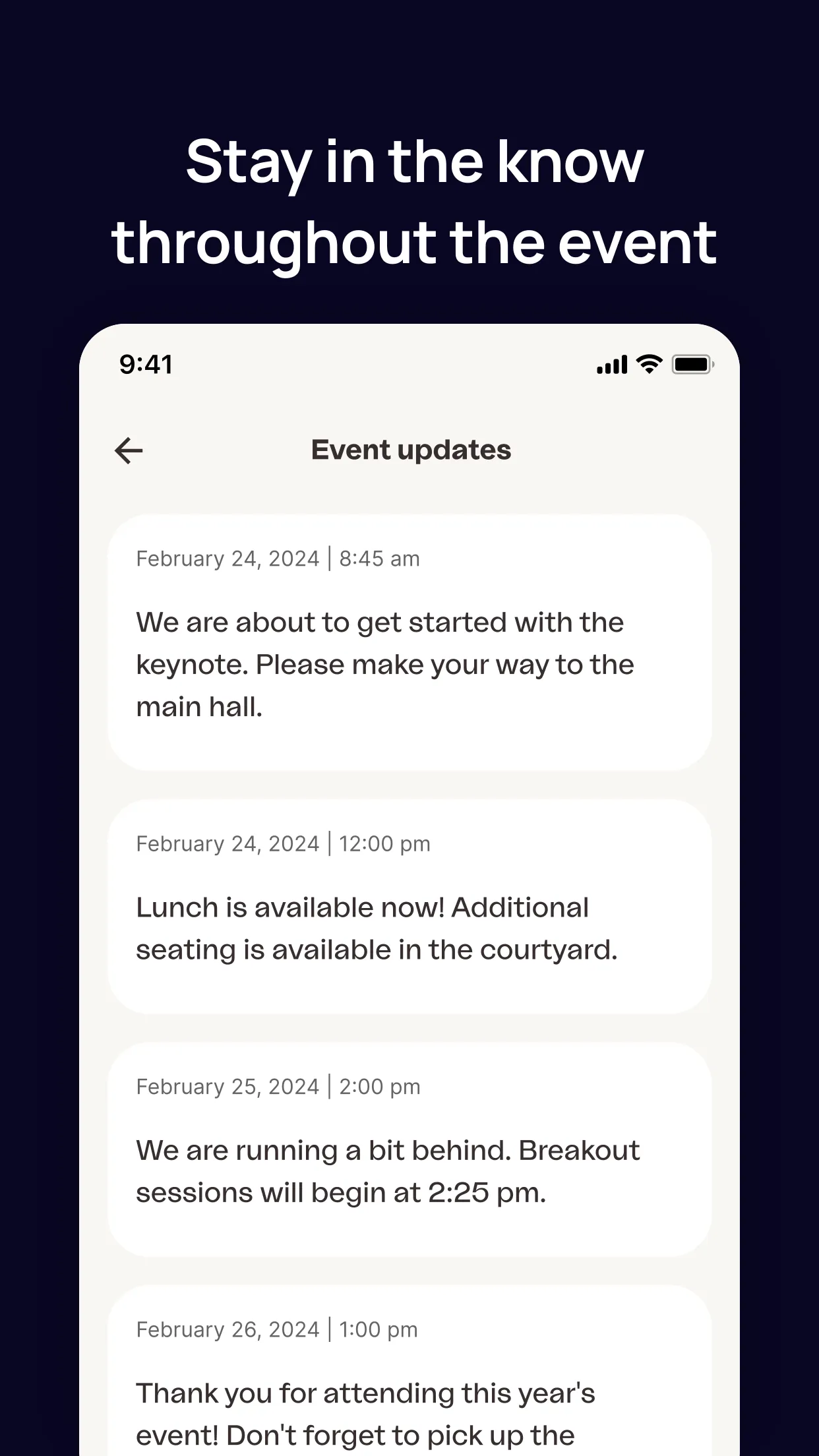 FBC Events | Indus Appstore | Screenshot