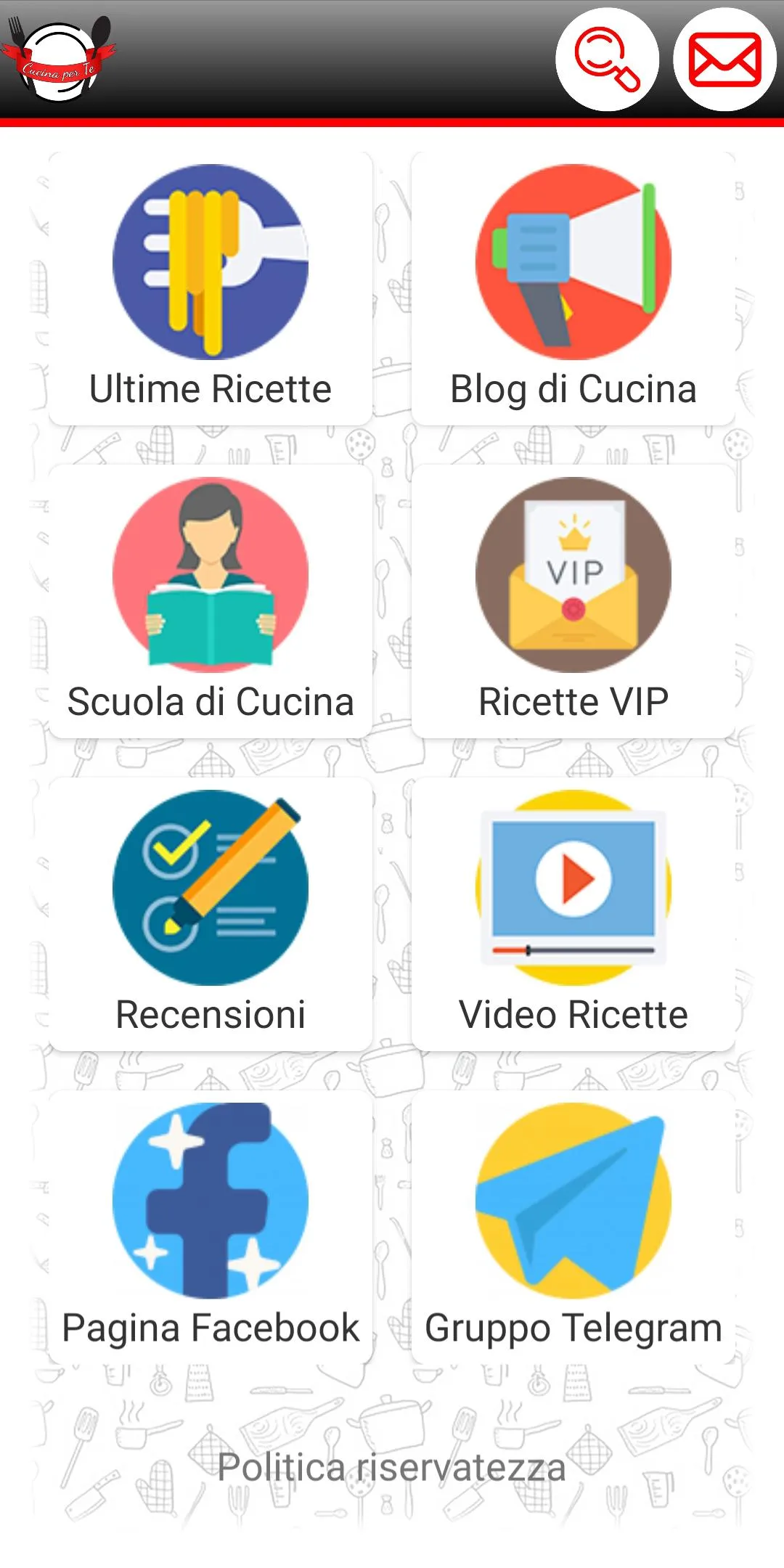 Cucina per Te: le Ricette | Indus Appstore | Screenshot