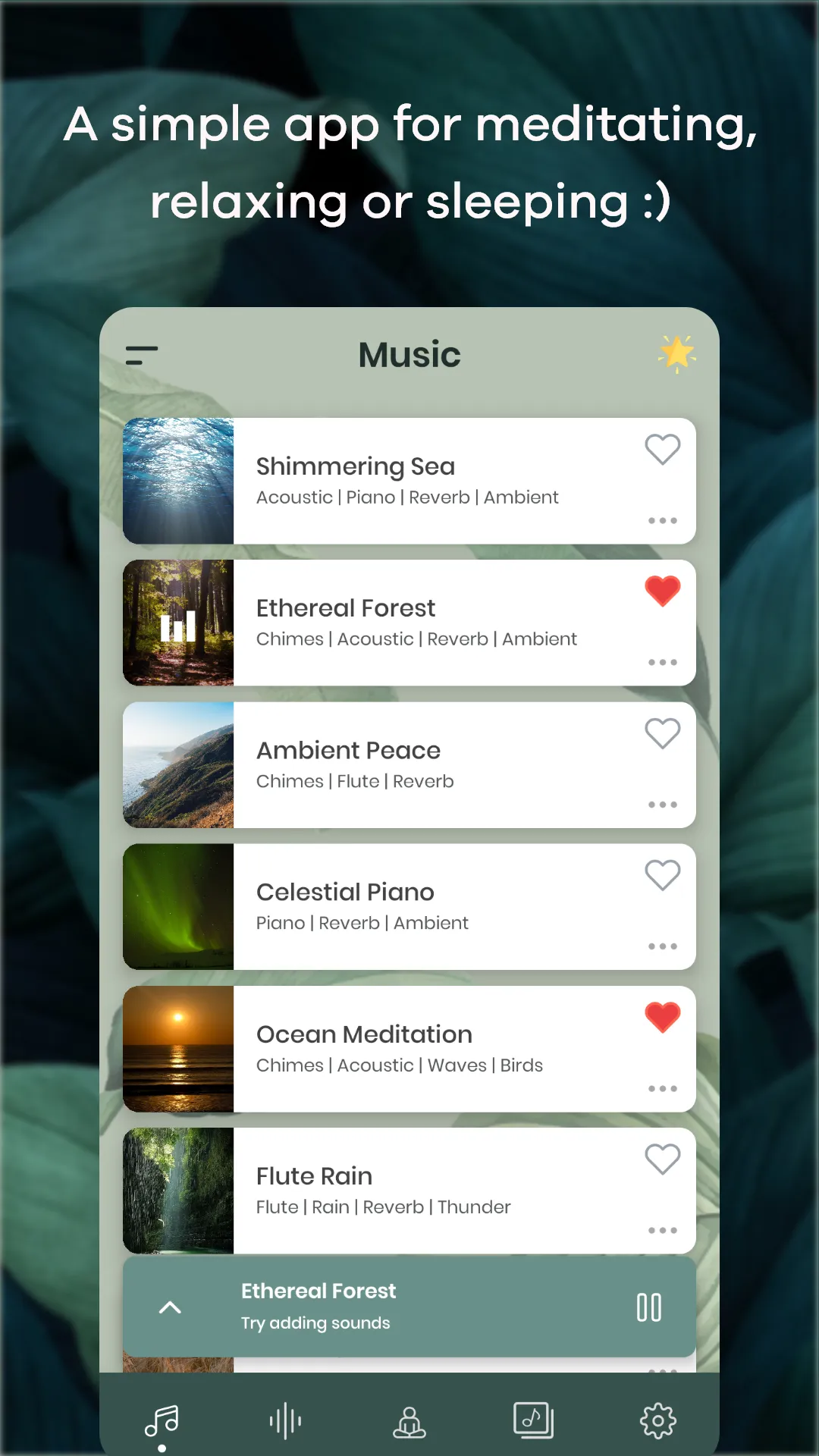 Meditation Music: Sleep Sounds | Indus Appstore | Screenshot