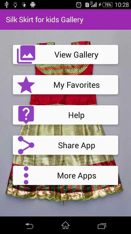 Silk Skirt For KIds Gallery | Indus Appstore | Screenshot