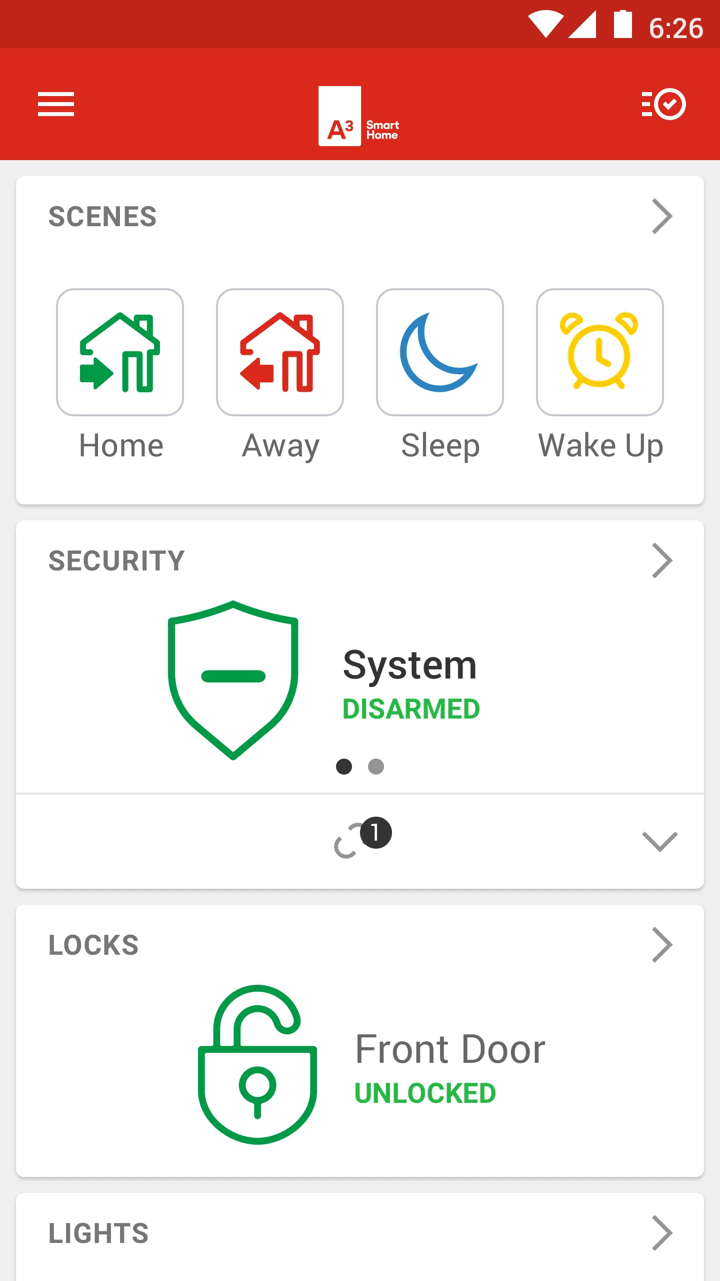 A3 Smart Home | Indus Appstore | Screenshot