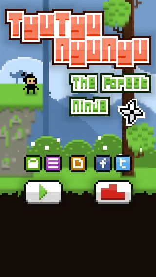 TyuTyu NyuNyu:The Forest Ninja | Indus Appstore | Screenshot