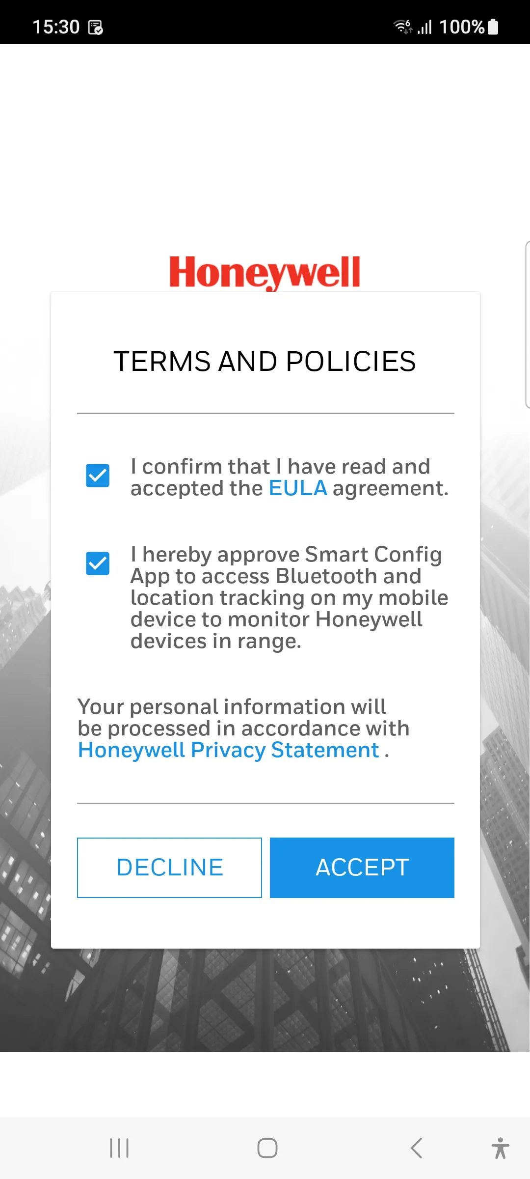 Honeywell SmartConfig | Indus Appstore | Screenshot