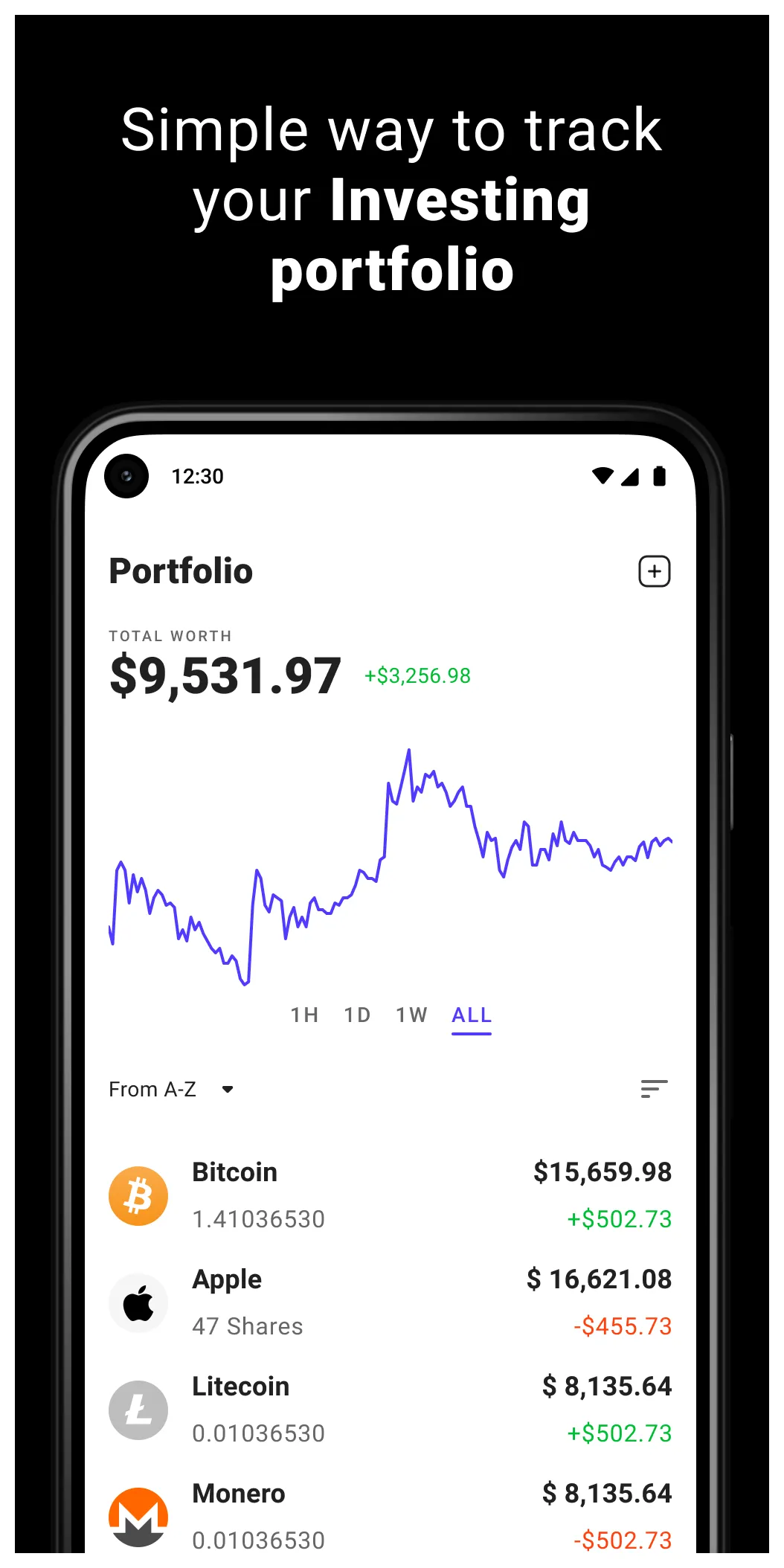 Investing portfolio Tracker | Indus Appstore | Screenshot