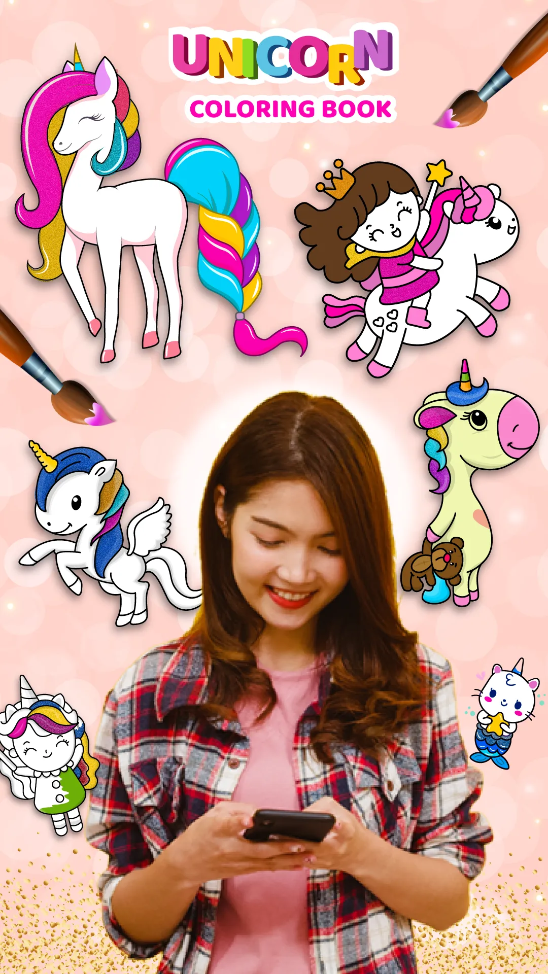 Unicorn Coloring Girl Games | Indus Appstore | Screenshot