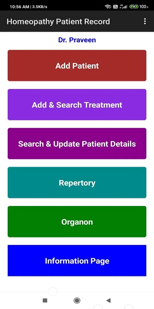 Homeopathy Patient Recorder | Indus Appstore | Screenshot