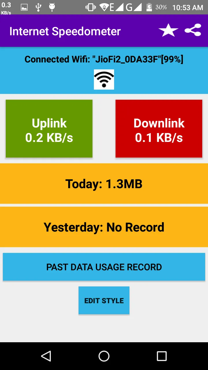 Internet Speedometer | Indus Appstore | Screenshot