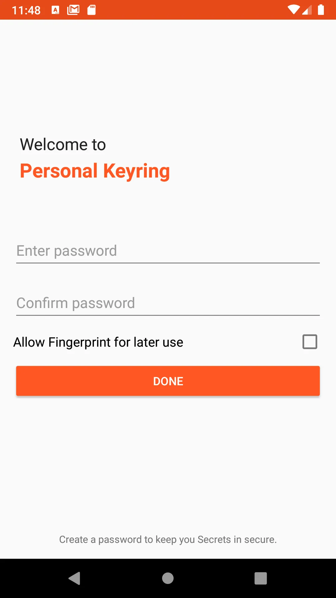 Personal Keyring | Indus Appstore | Screenshot