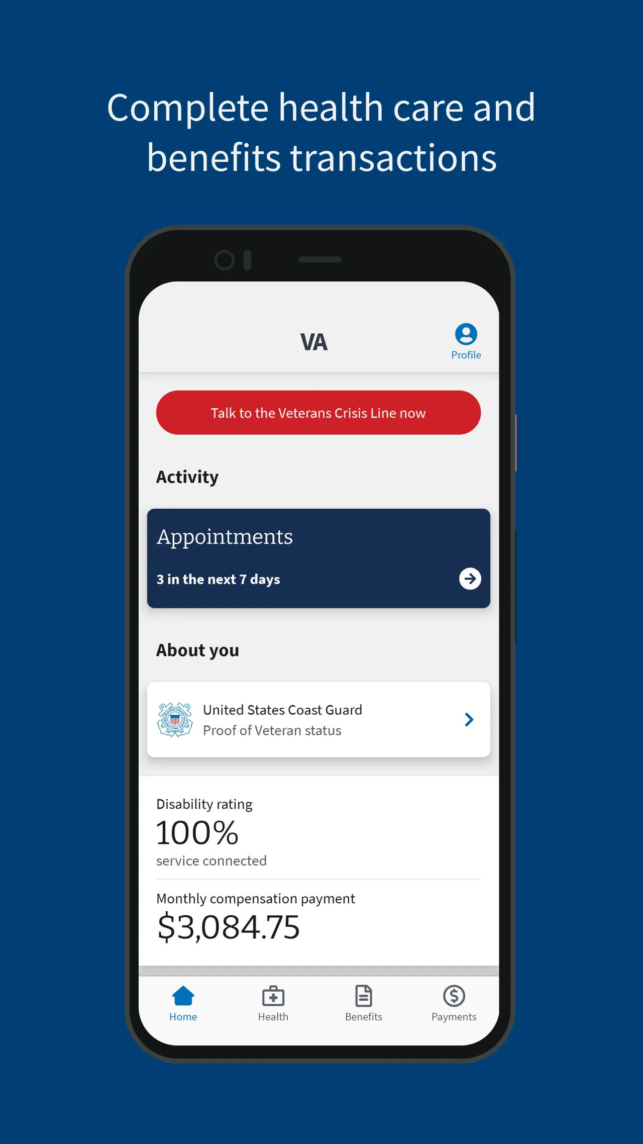 VA: Health and Benefits | Indus Appstore | Screenshot