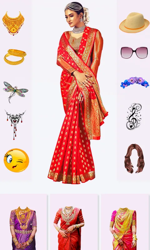 Bridal Lehenga Photo Editor | Indus Appstore | Screenshot