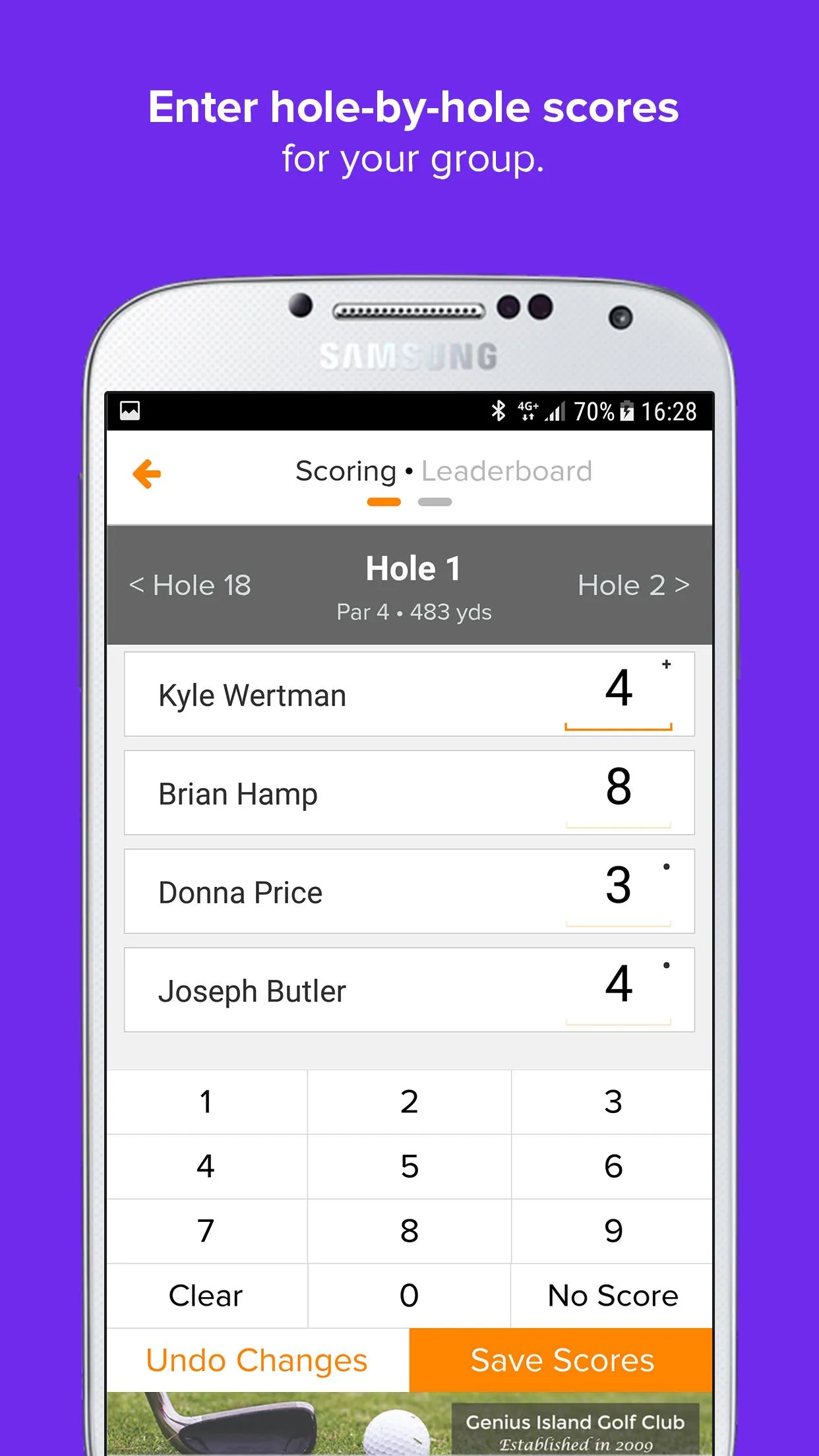 Golf Genius | Indus Appstore | Screenshot