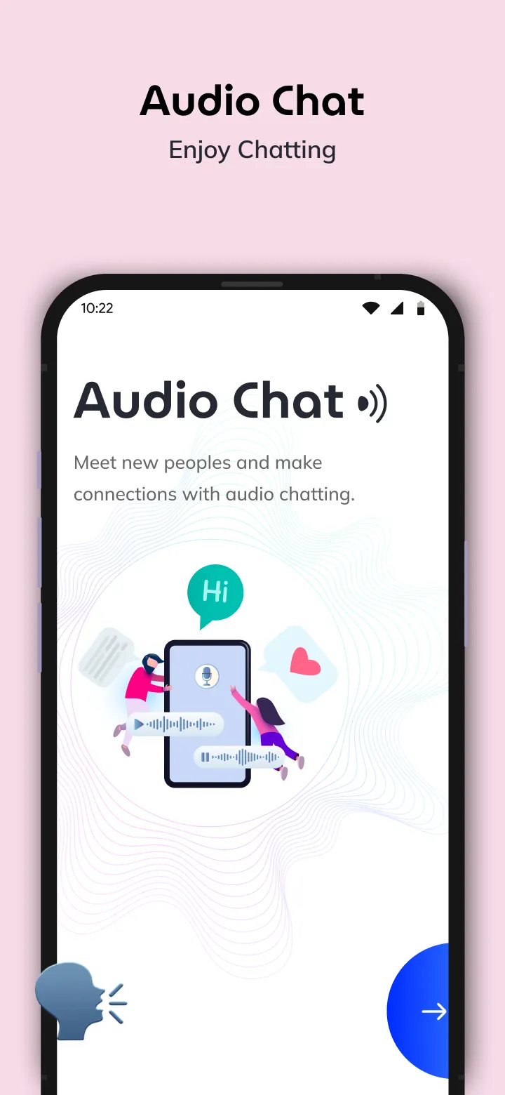 YoHey: Random Audiocall & Chat | Indus Appstore | Screenshot