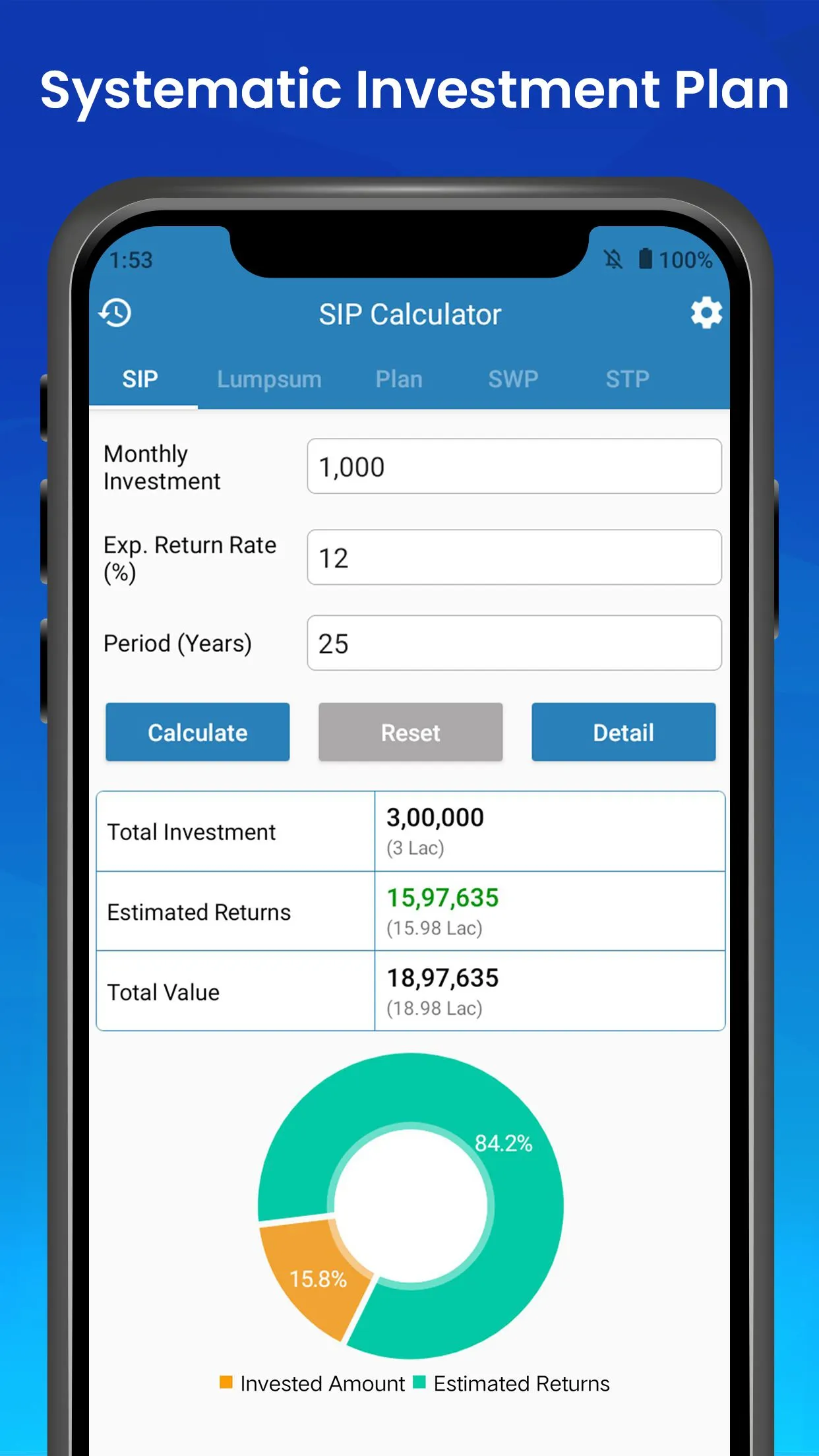 SIP Calculator | Indus Appstore | Screenshot