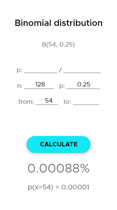 Binomial distribution | Indus Appstore | Screenshot