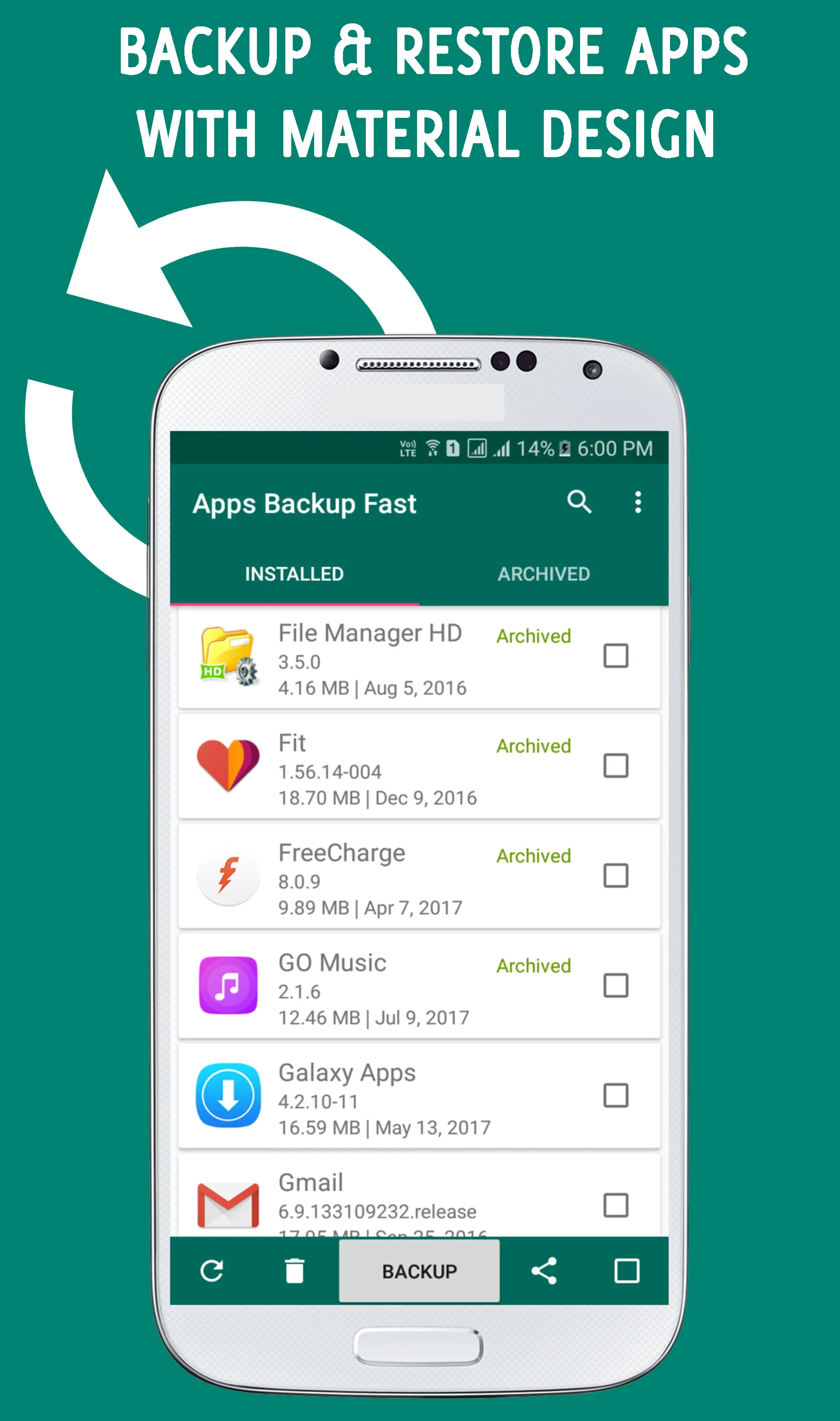 Apps Backup and Restore | Indus Appstore | Screenshot