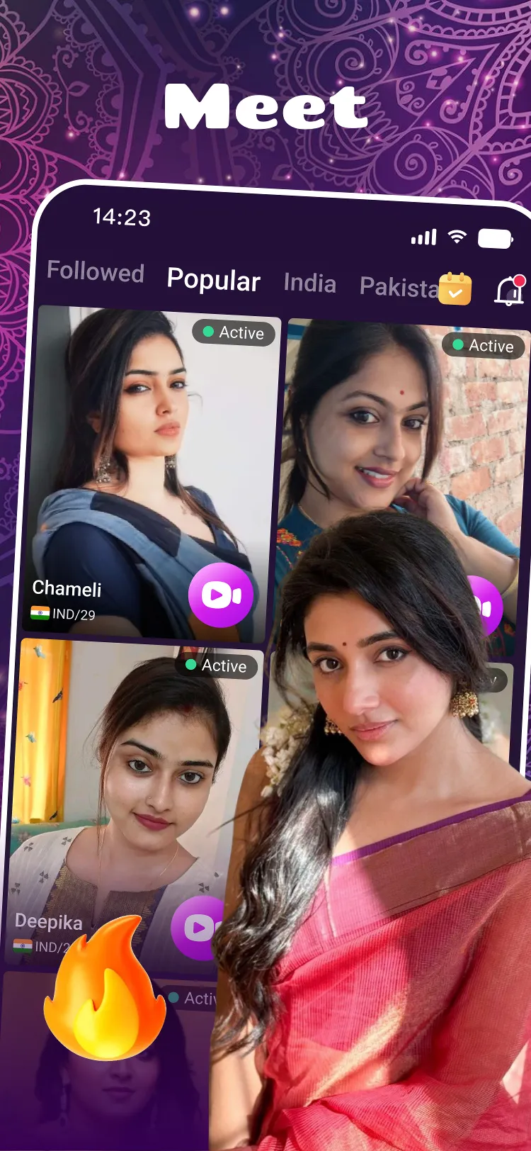 Mingleo Lite—Video chats | Indus Appstore | Screenshot