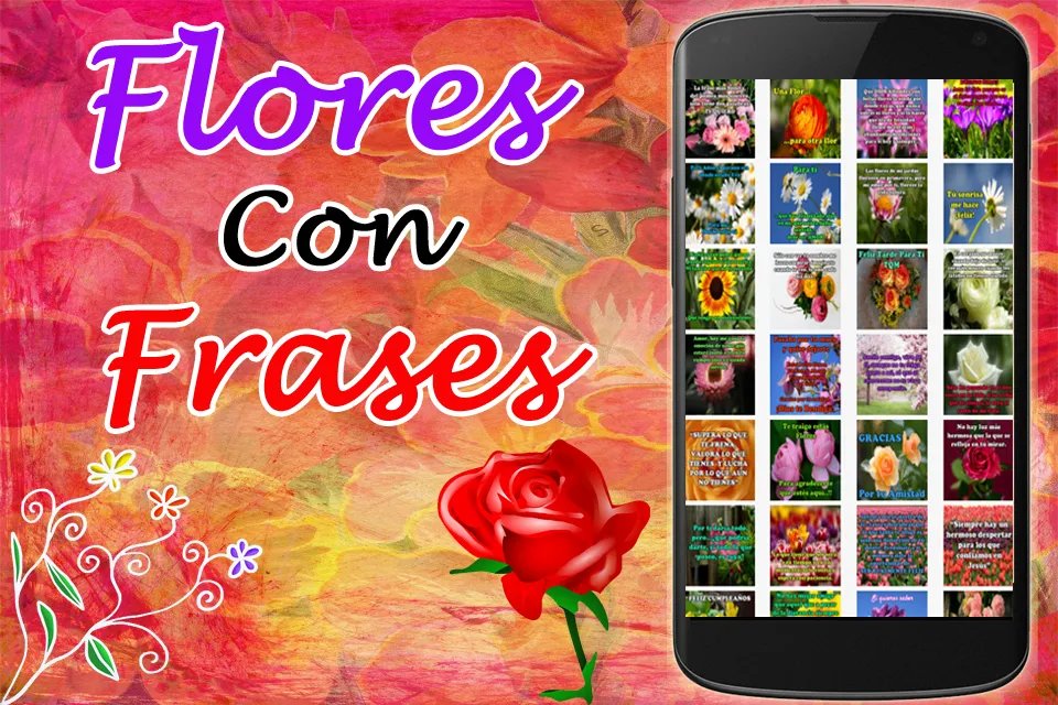 Flores Con Frases | Indus Appstore | Screenshot