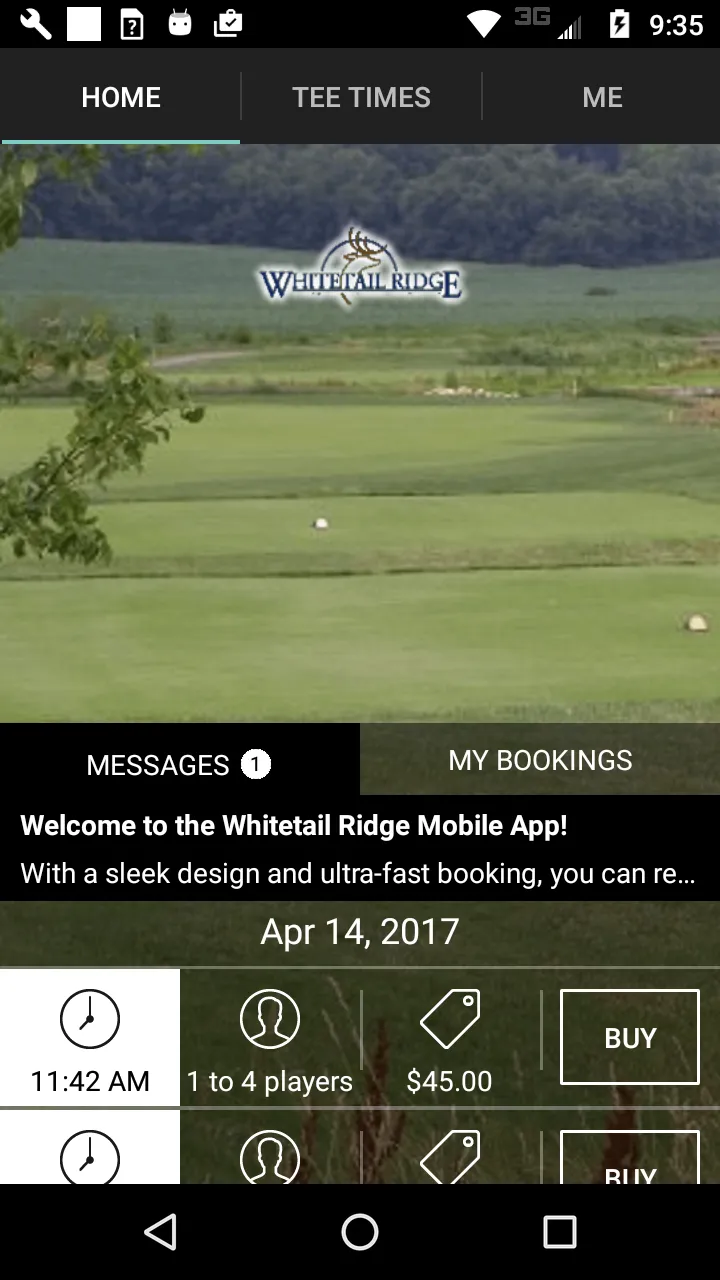 Whitetail Ridge Golf Tee Times | Indus Appstore | Screenshot