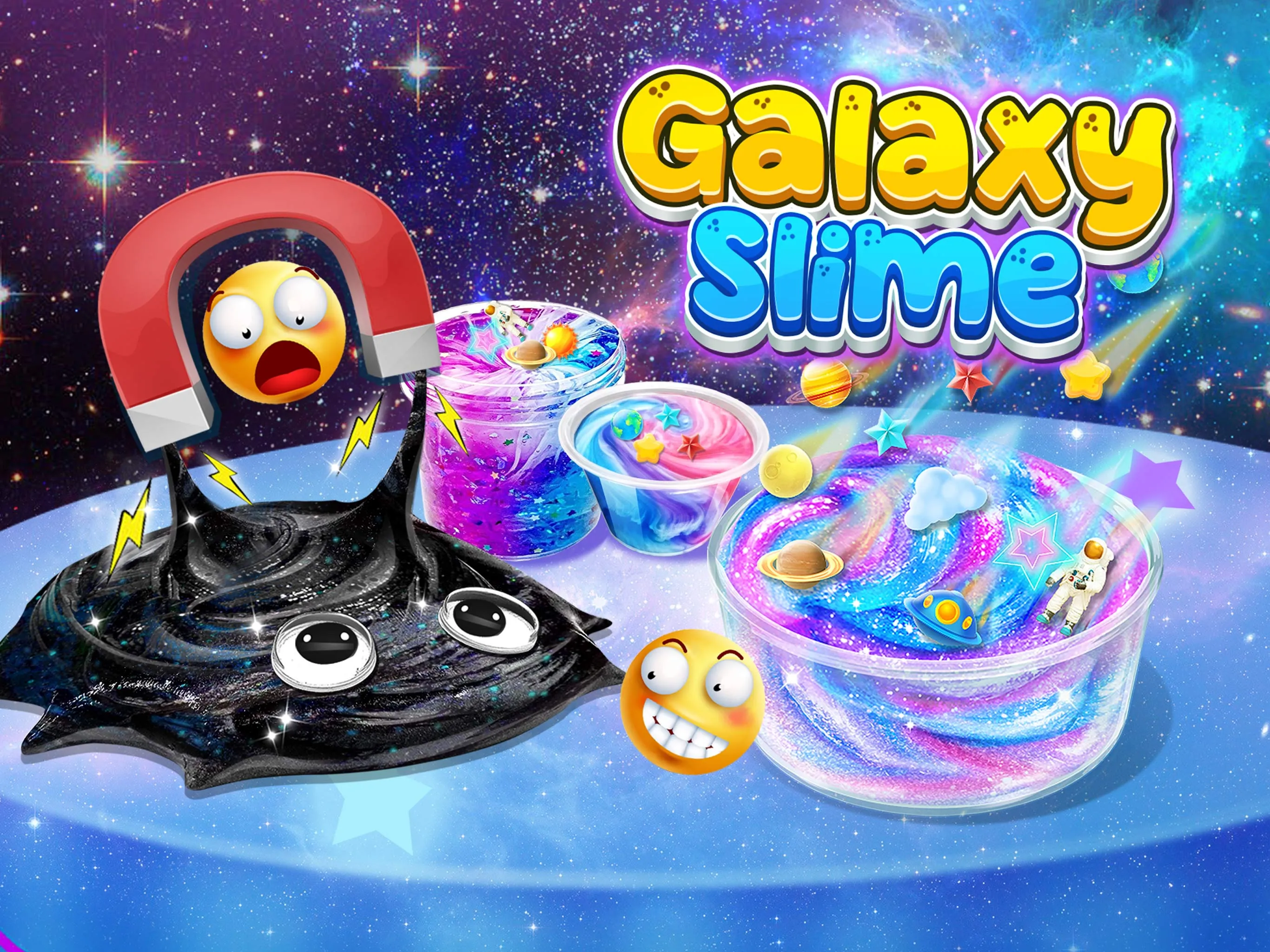 Galaxy Slime - Fluffy Glitter | Indus Appstore | Screenshot