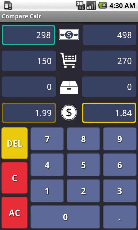 Compare Calc : Unit Price | Indus Appstore | Screenshot