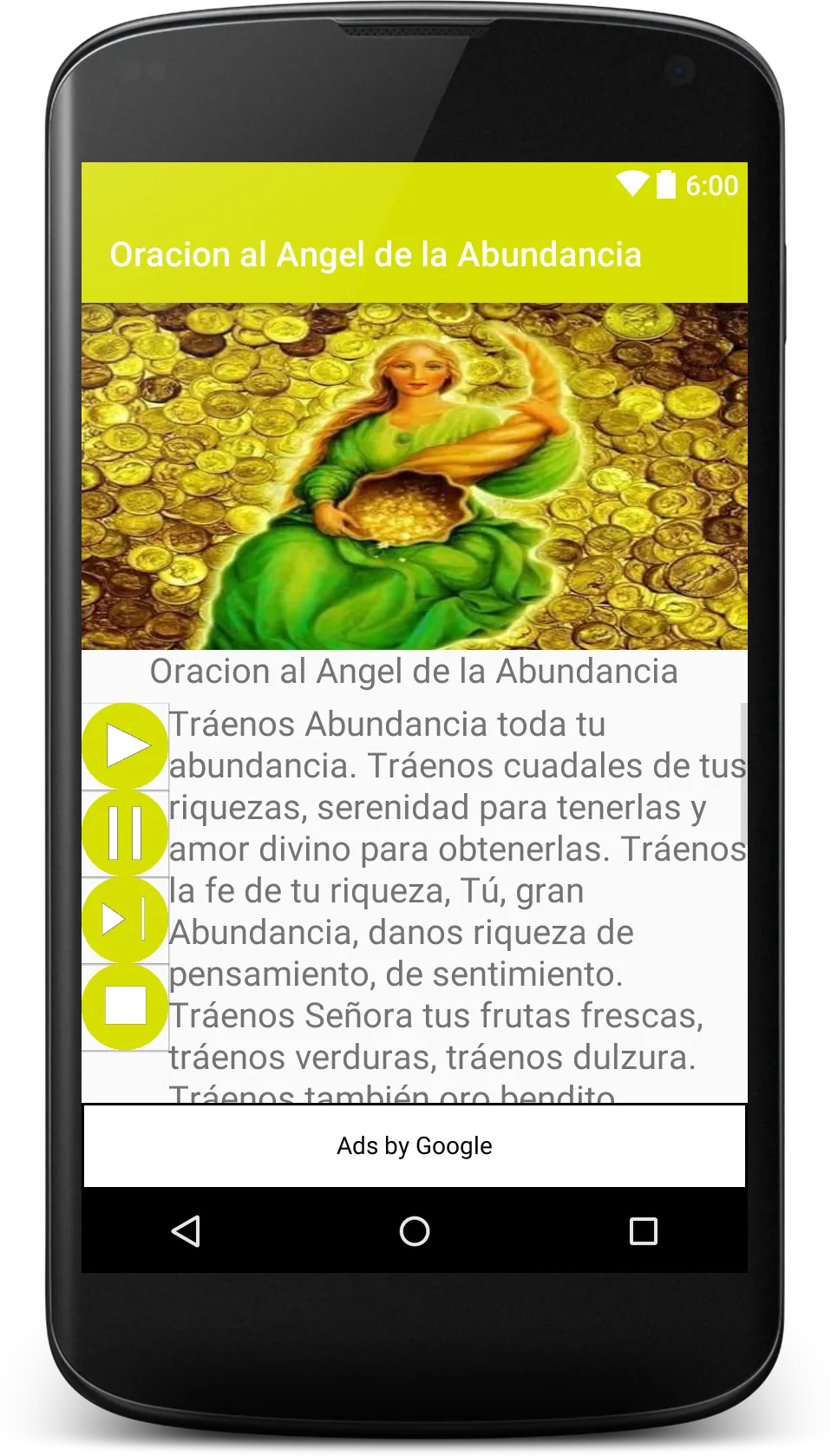 Oración al Angel de Abundancia | Indus Appstore | Screenshot