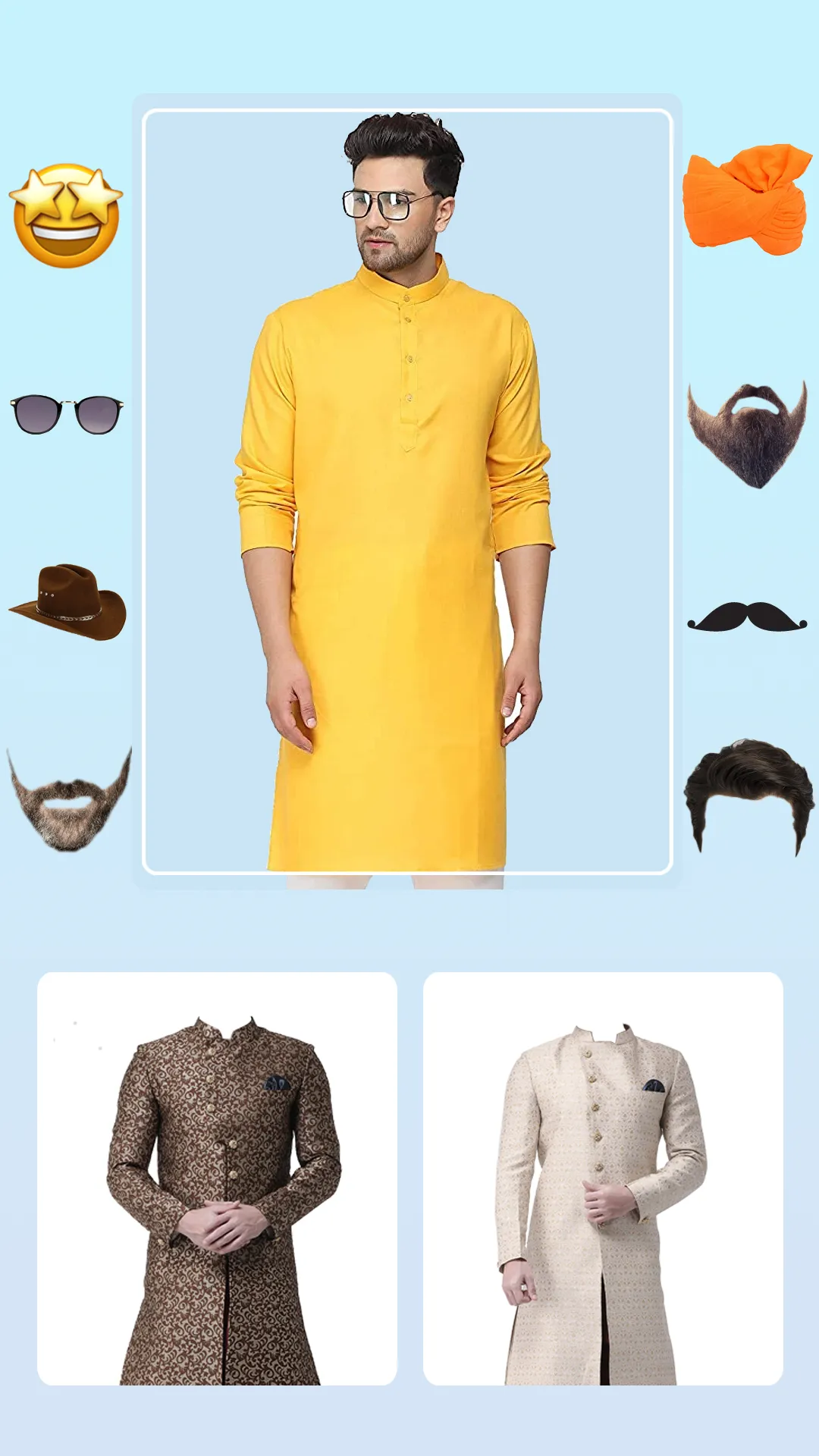 Men Salwar Kameez Photo Suit | Indus Appstore | Screenshot