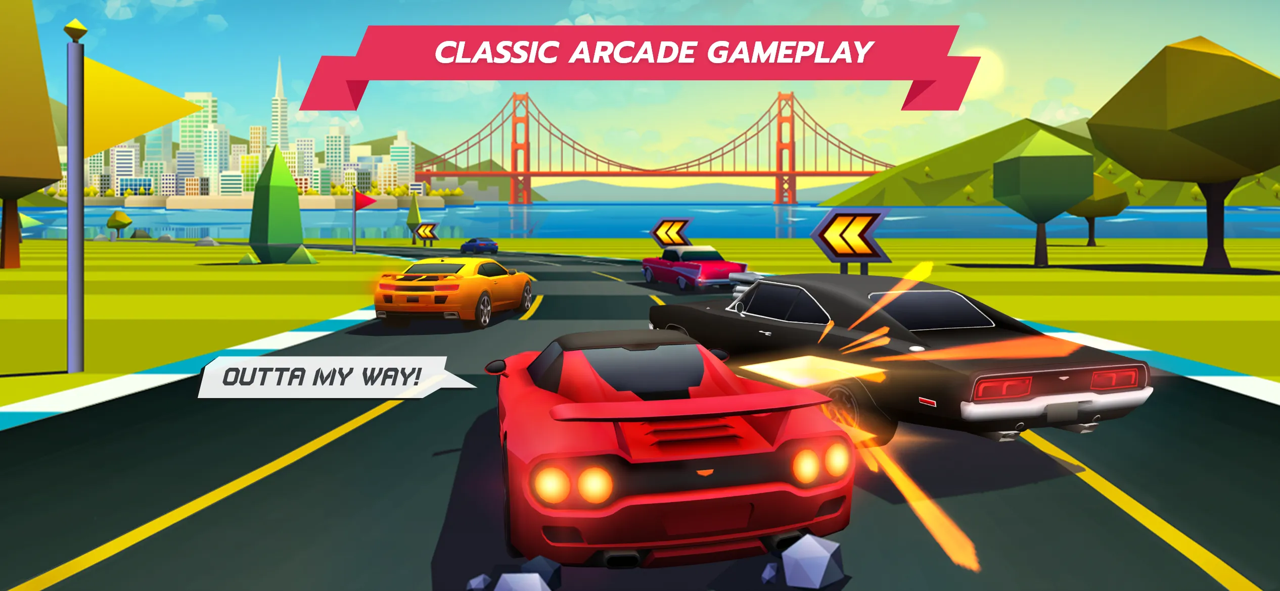 Horizon Chase – Arcade Racing | Indus Appstore | Screenshot