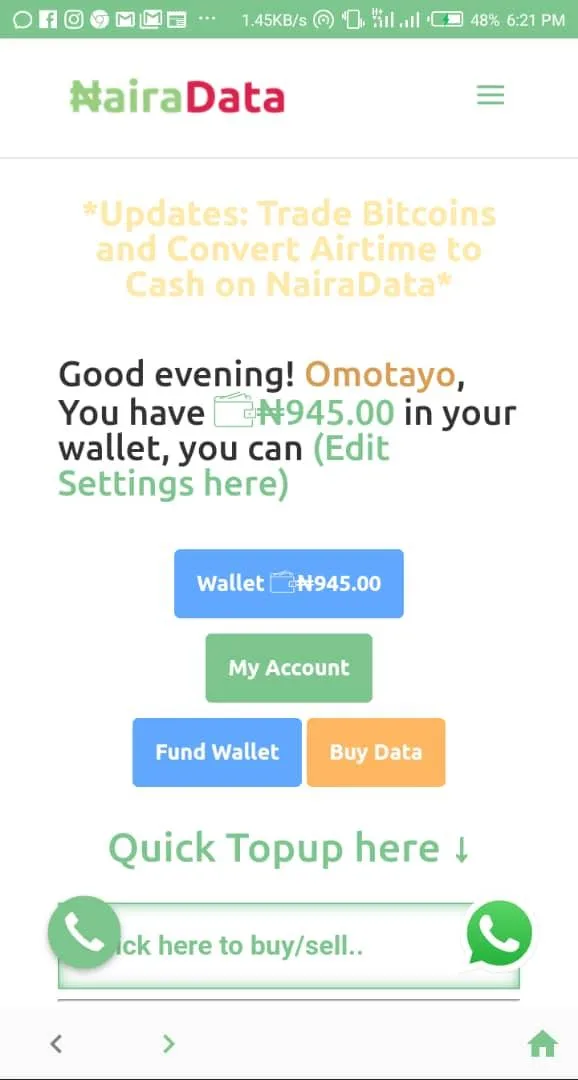 NairaData - Cheap Data Nigeria | Indus Appstore | Screenshot