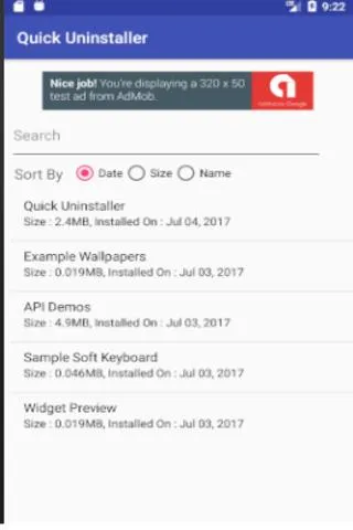 Quick Uninstaller | Indus Appstore | Screenshot