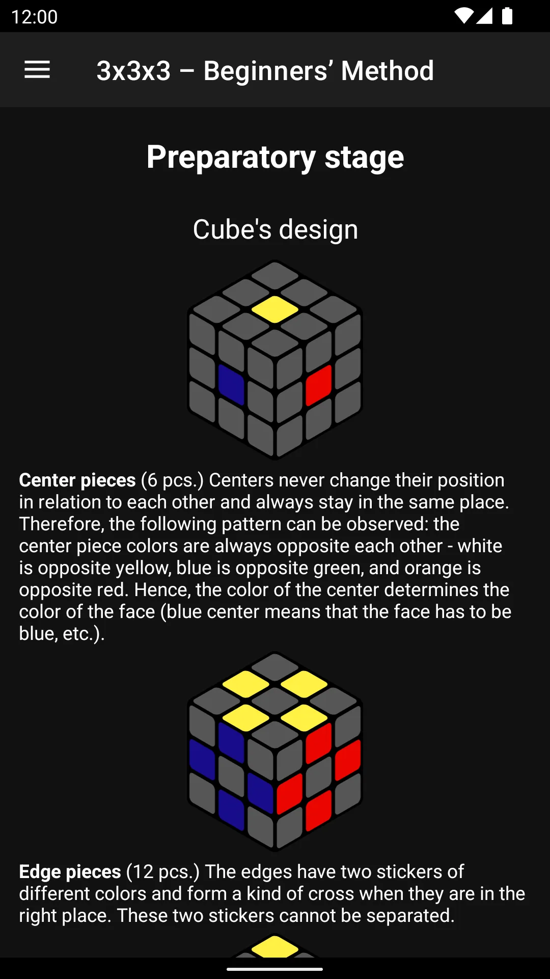 Cube Guide - Rubik's Cube algs | Indus Appstore | Screenshot