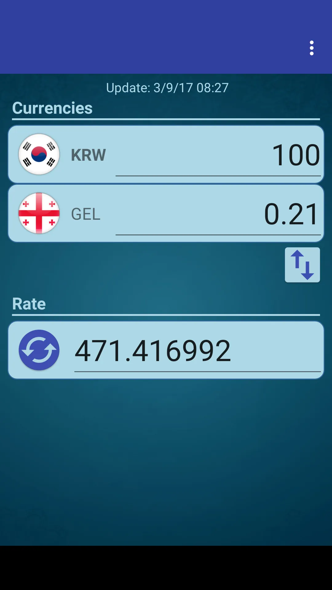 S Korea Won x Georgian Lari | Indus Appstore | Screenshot