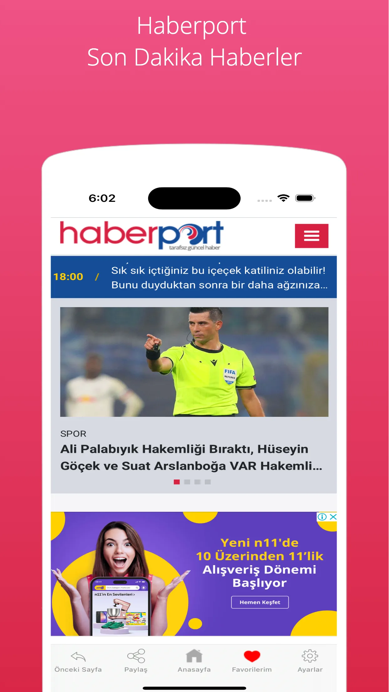 Haberport -Son Dakika Haberler | Indus Appstore | Screenshot