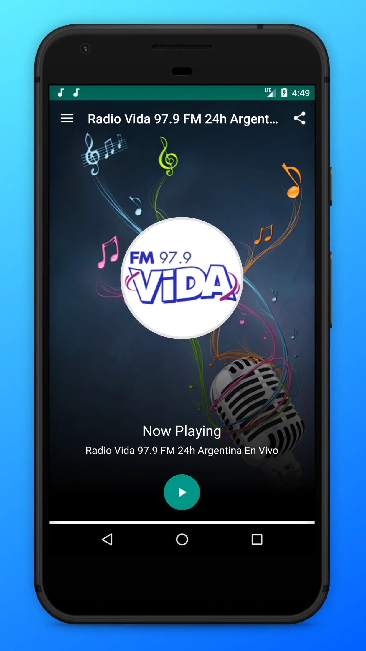 Radio Vida 97.9 Rosario FM App | Indus Appstore | Screenshot