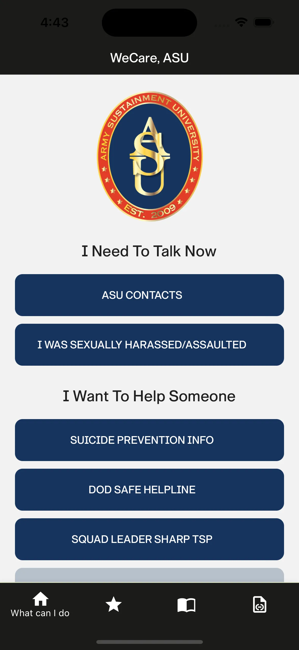 WeCare, ASU | Indus Appstore | Screenshot