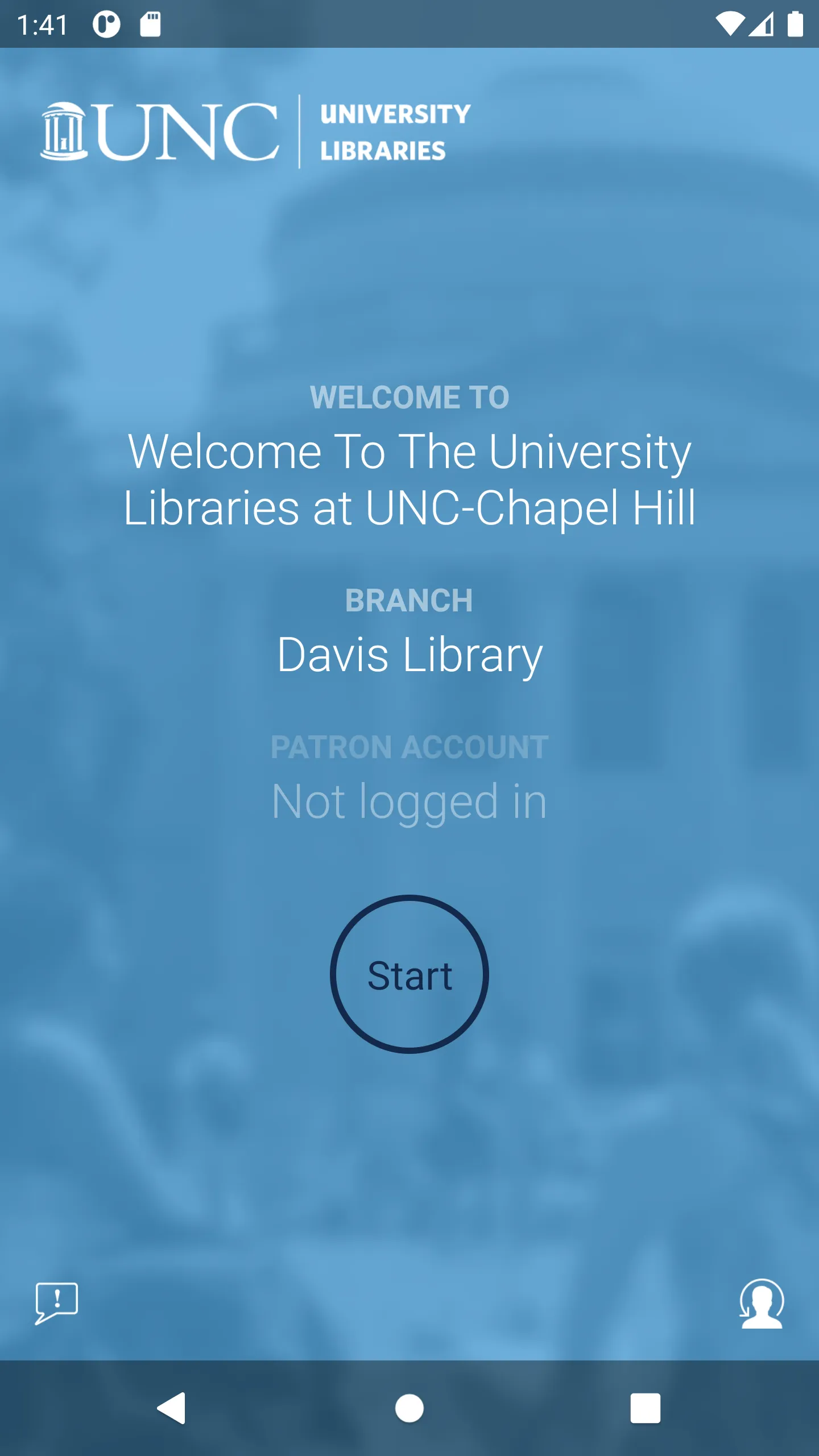 UNC Libraries Self-Checkout | Indus Appstore | Screenshot