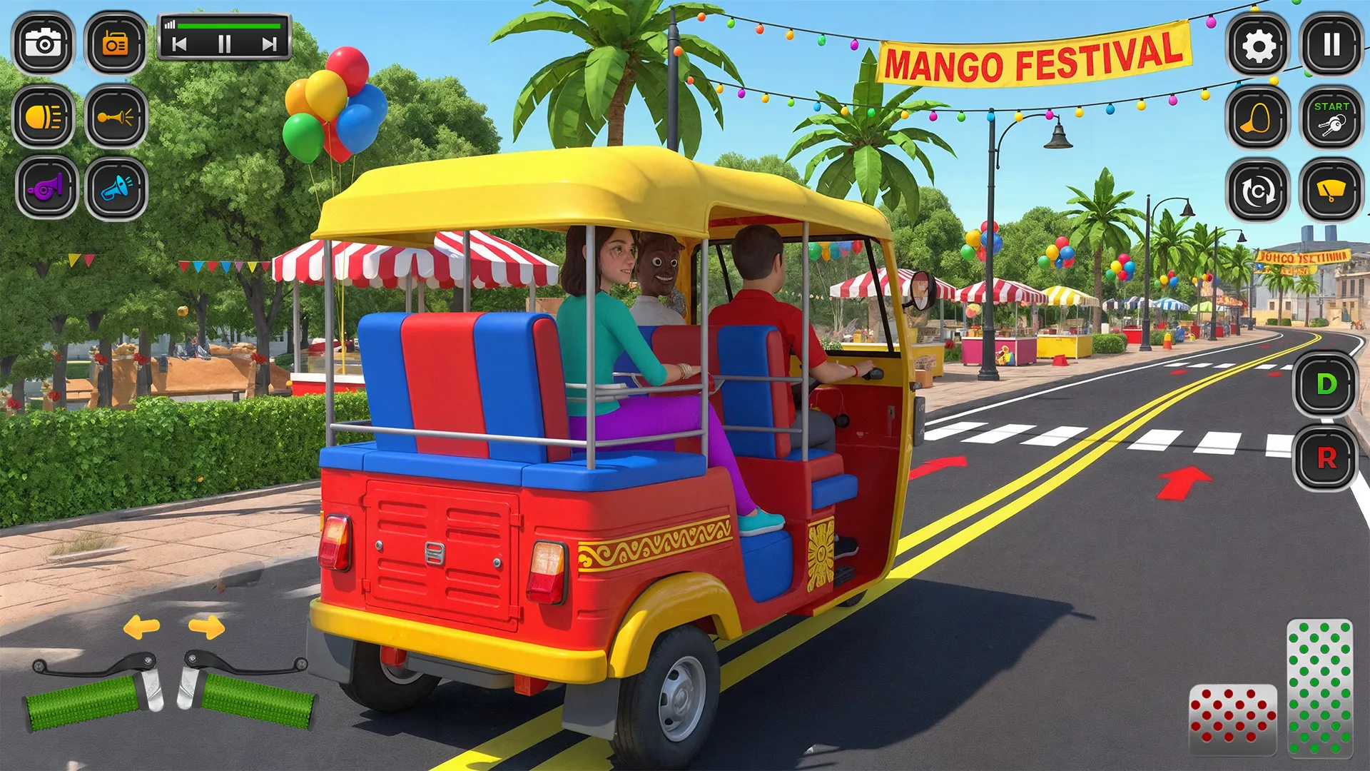 City Tuk Tuk Rickshaw Game 3D | Indus Appstore | Screenshot