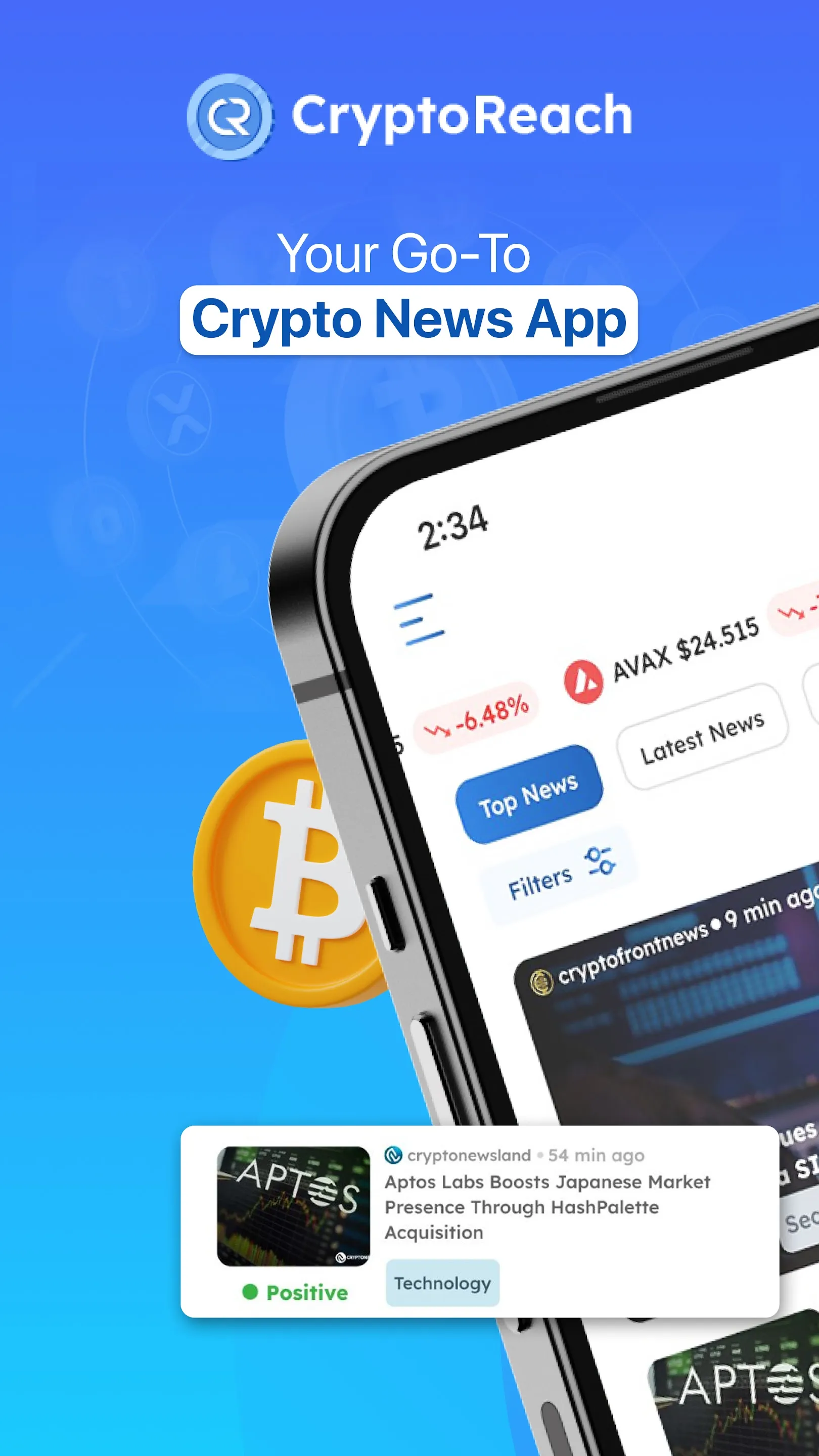 CryptoReach: News, Analysis | Indus Appstore | Screenshot