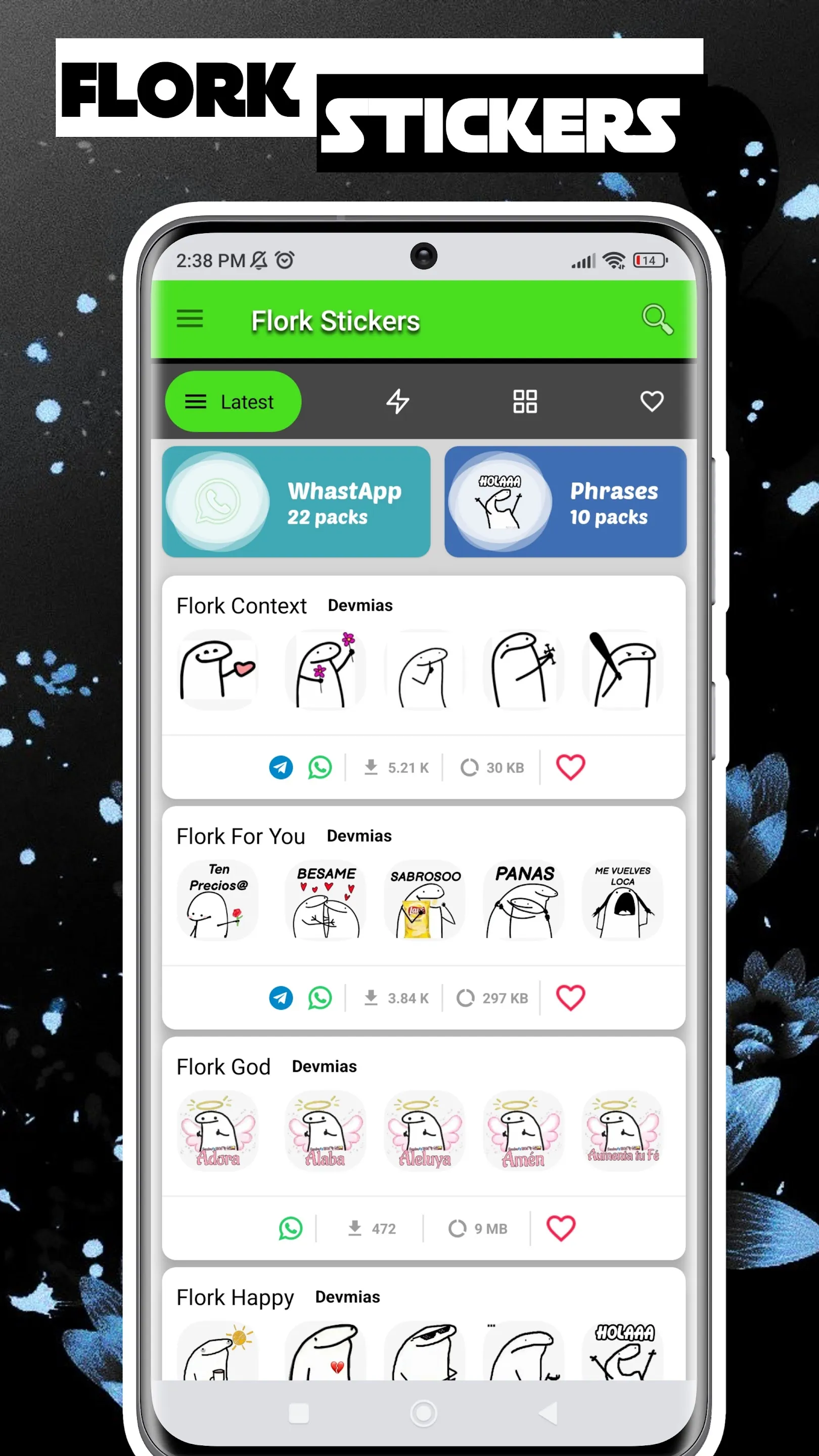 Flork Stickers for whatsapp | Indus Appstore | Screenshot