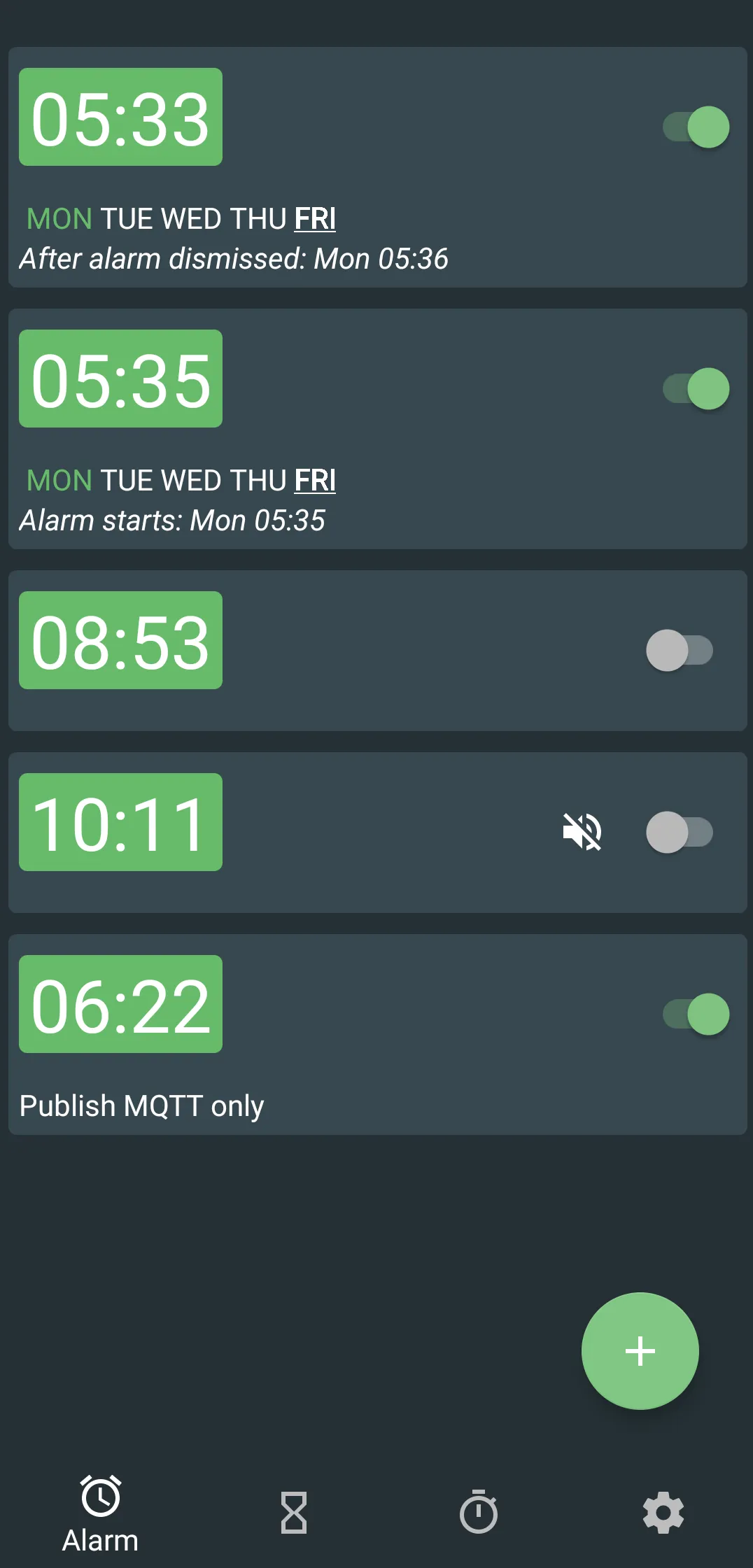 Alarm Clock MQTT | Indus Appstore | Screenshot