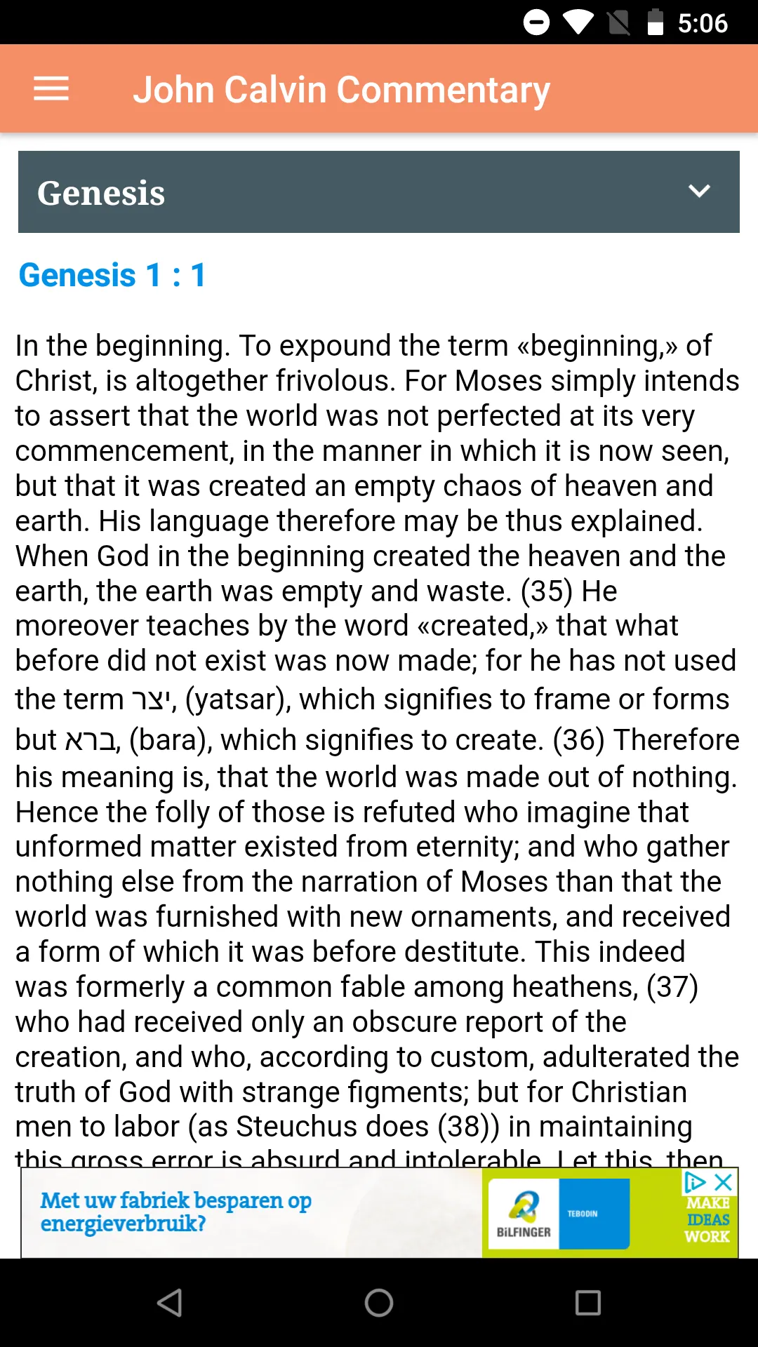 John Calvin Commentary - KJV | Indus Appstore | Screenshot