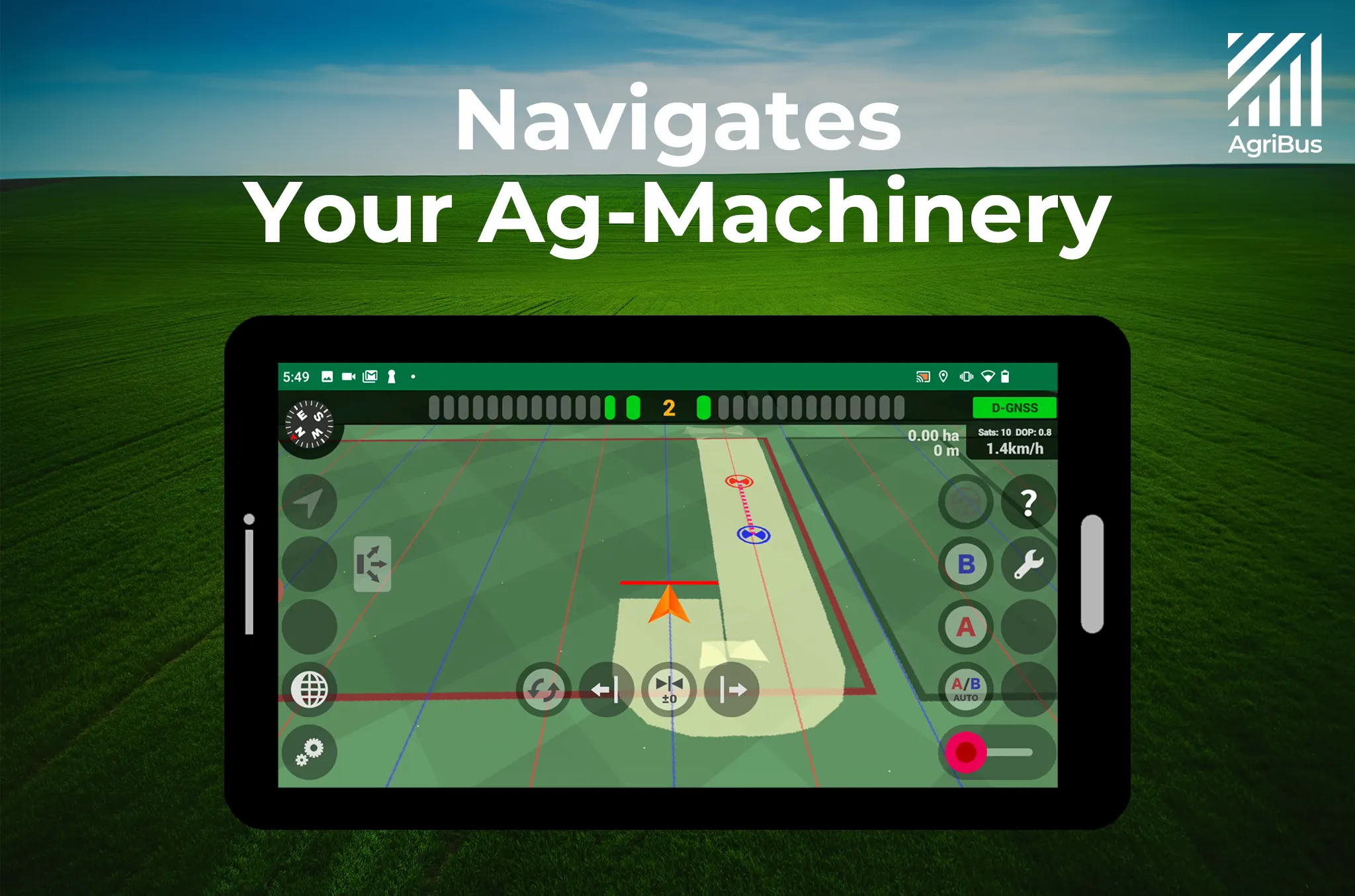 AgriBus: GPS farming navigator | Indus Appstore | Screenshot