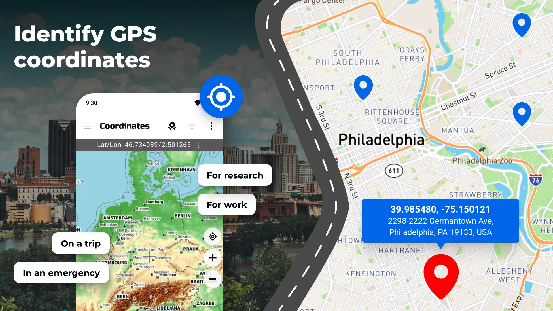 GPS Coordinates Locator Map | Indus Appstore | Screenshot