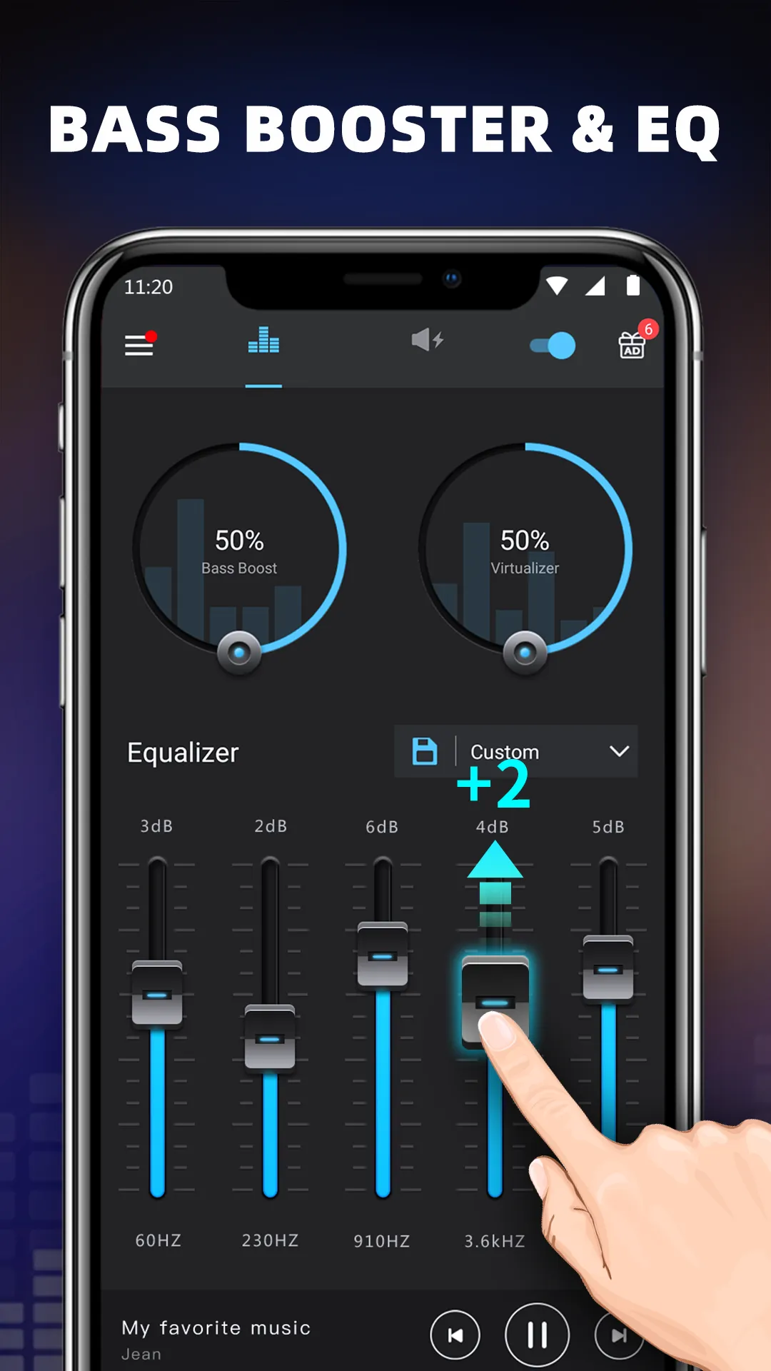 Bass Booster & Equalizer | Indus Appstore | Screenshot