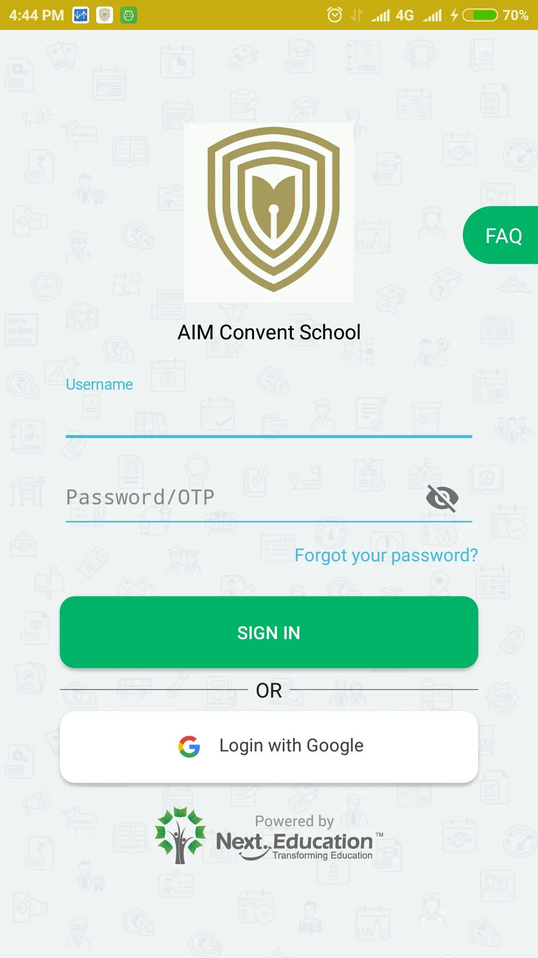 Aim Convent School | Indus Appstore | Screenshot