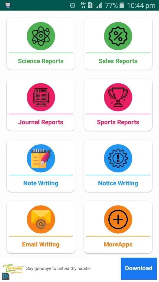 English writing solutions | Indus Appstore | Screenshot