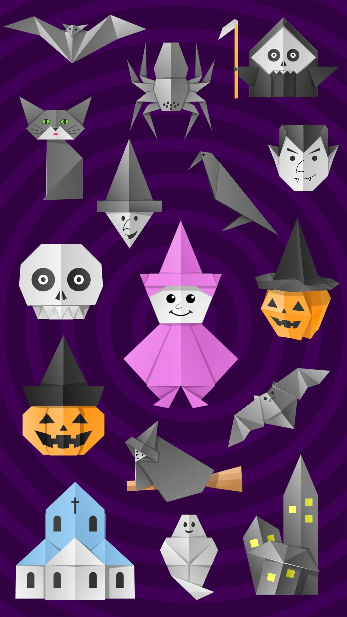 Origami Halloween From Paper | Indus Appstore | Screenshot