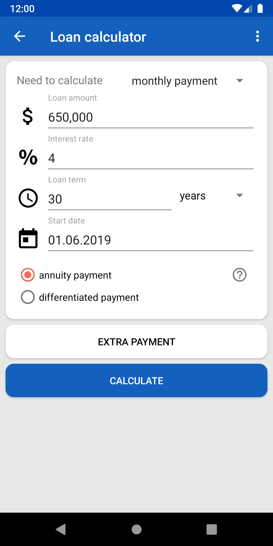 Loan Calculator | Indus Appstore | Screenshot