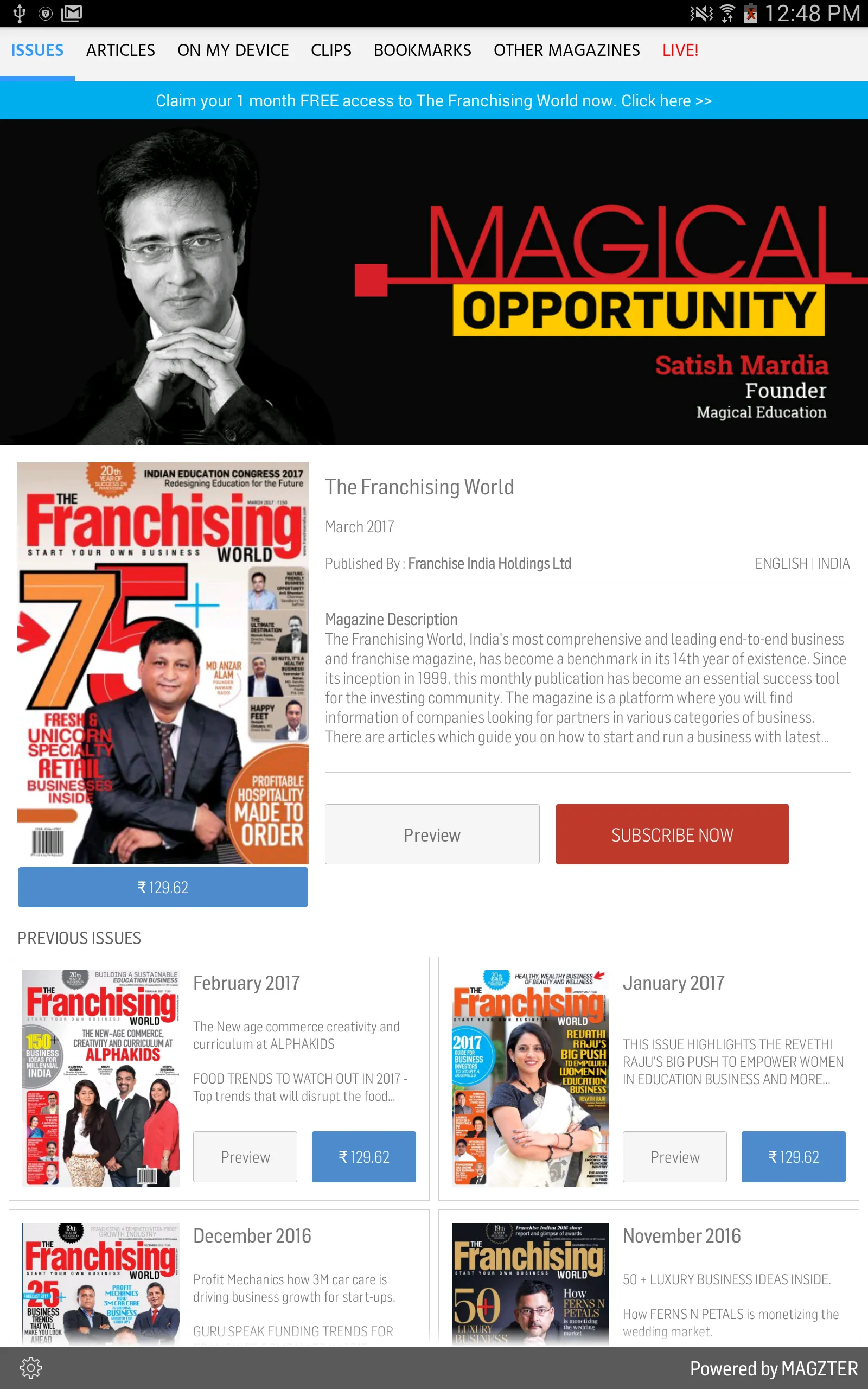 The Franchising World | Indus Appstore | Screenshot